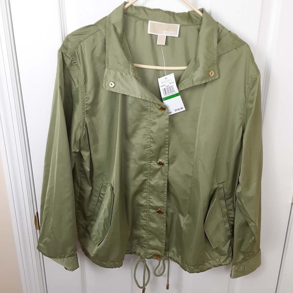 NWT MICHAEL Michael Kors Lightweight Jacket Large